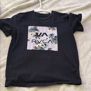 RVCA Kids Black Graphic T-Shirt